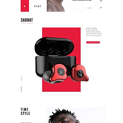 Sabbat E12 Tws Wireless Sport In-Ear Earbuds Bluetooth 5.0 Heads