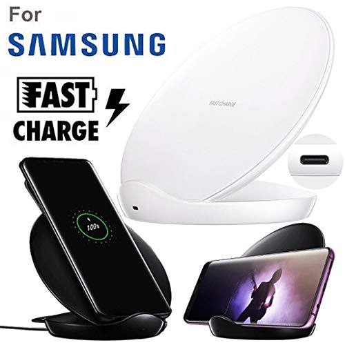 Lovewe Wireless Charger Phone Stand, Double-Coils Qi Wireless Ch