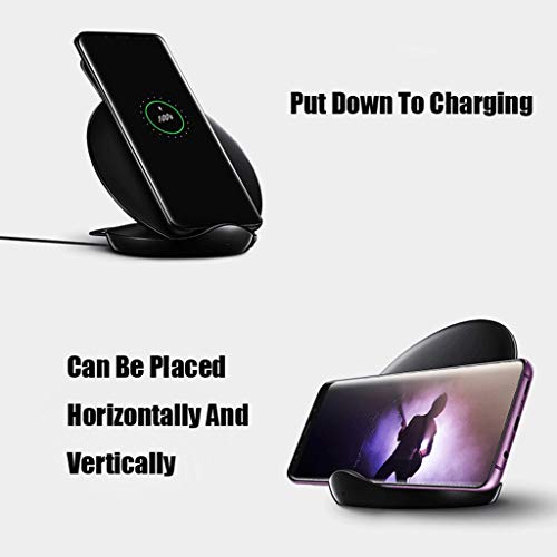 Lovewe Wireless Charger Phone Stand, Double-Coils Qi Wireless Ch