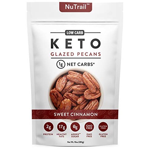 Low Karb - Keto Glazed Nuts Snack - Delicious Healthy Nut Mix -