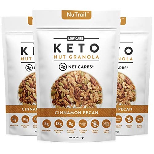 Low Karb - Keto Nut Granola Healthy Breakfast Cereal - Low Carb