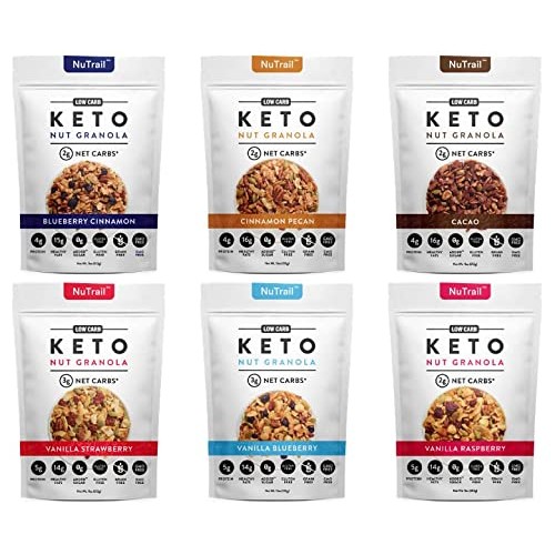 Low Karb - Keto Nut Granola Healthy Breakfast Cereal - Low Carb