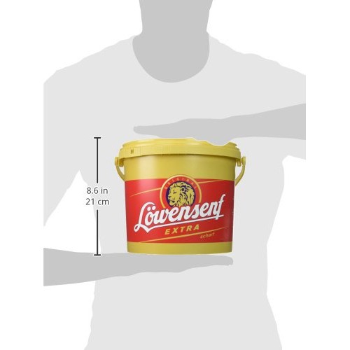 Lowensenf Extra Hot Mustard Pail, 11 Pound