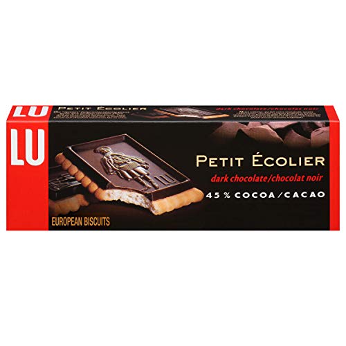 Lu Petit Ecolier Dark Chocolate/Chocolat Noir - 45% Cocoa/Cacao