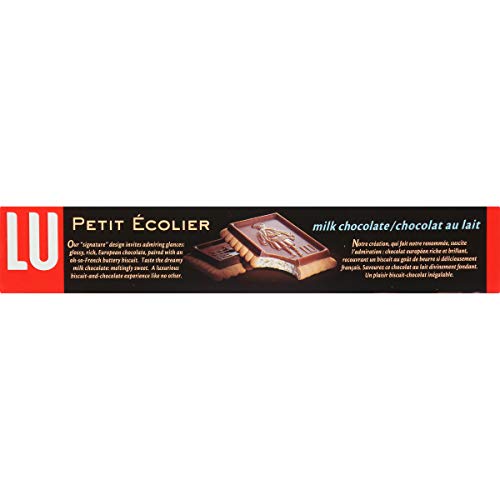 Lu Petit Ecolier European Milk Chocolate Biscuit Cookies, 5.3 Oz