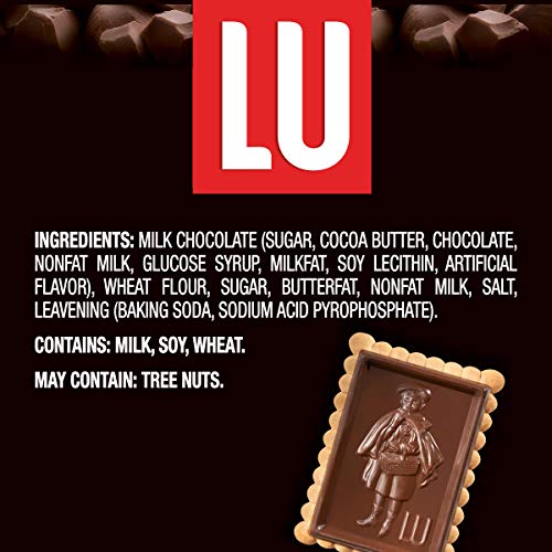Lu Petit Ecolier European Milk Chocolate Biscuit Cookies, 5.3 Oz