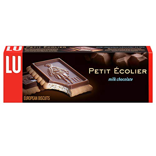 Lu Petit Ecolier European Milk Chocolate Biscuit Cookies, 5.3 Oz