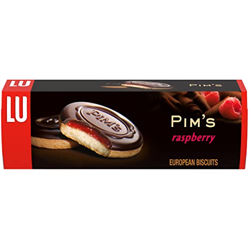 Lu Petit Ecolier European Raspberry Chocolate Biscuit Cookies, 5...