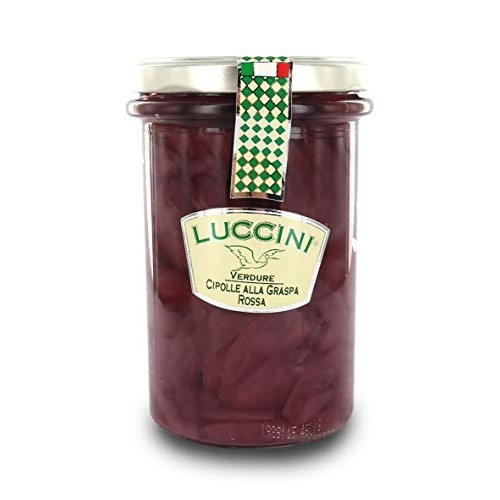 Luccini Sweet And Sour Red Onions With Wine - Artisanal Pickled