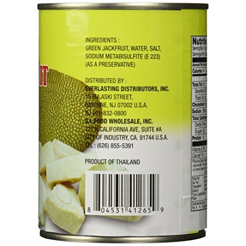 Lucia Green Jackfruit In Water 280G Pack Of 4