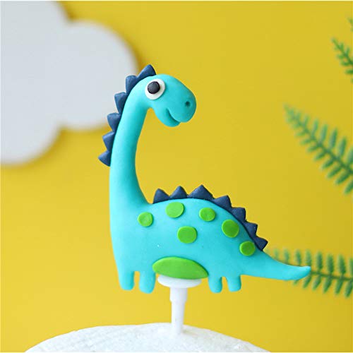 Luckerain Dinosaur Cake Toppers Forest Series Cute Dinosaur Set