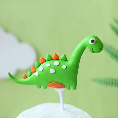 Luckerain Dinosaur Cake Toppers Forest Series Cute Dinosaur Set