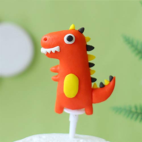 Luckerain Dinosaur Cake Toppers Forest Series Cute Dinosaur Set