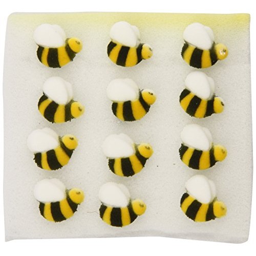 Lucks Sugar Decorations, Bumble Bee, 24 Count