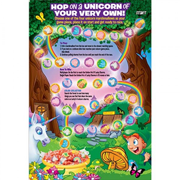 Fruity Lucky Charms, Marshmallow Cereal with Unicorns, Whole Gra...