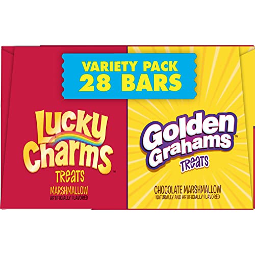 Lucky Charms And Golden Grahams, Breakfast Bar Variety Pack, 28