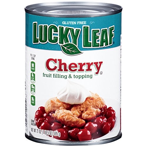 Lucky Leaf Cherry Pie Filling Or Topping, 21 Ounce Pack Of 12