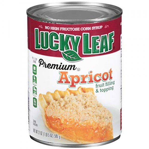 Lucky Leaf Pie Filling & Topping 21oz Can Pack of 4 Premium A...