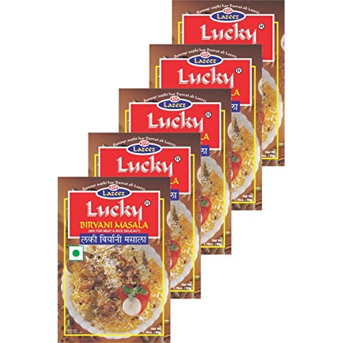 Lucky Masale Biryani Masala 1.7 Oz, Pack Of 5