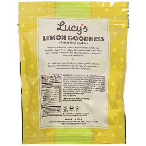 Lucys Cookie, Lemon Goodness, 5.5 Ounce