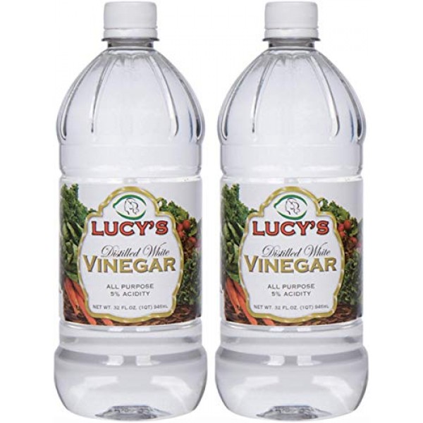 Lucys Family Owned - All Natural Distilled White Vinegar, 32 oz...