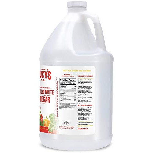 Lucys Family Owned - Natural Distilled White Vinegar, 1 Gallon