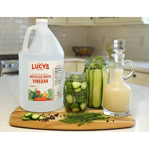 Lucys Family Owned - Natural Distilled White Vinegar, 1 Gallon