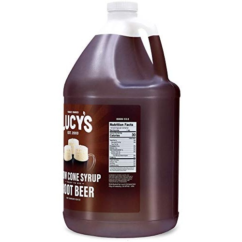 Lucys Family Owned - Shaved Ice Snow Cone Syrup - 1 Gallon 128