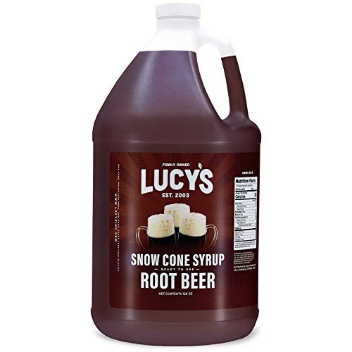 Lucys Family Owned - Shaved Ice Snow Cone Syrup - 1 Gallon 128
