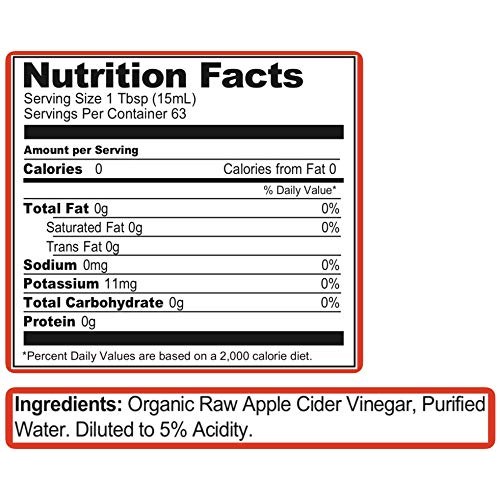 Lucys Family Owned - Usda Organic Nongmo Raw Apple Cider Vinega