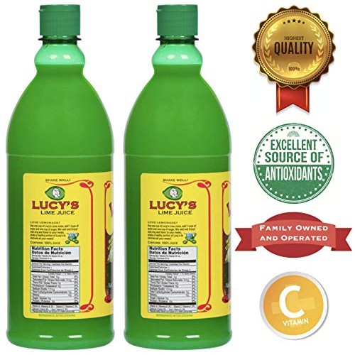 Lucy’S Family Owned - Lime Juice, 32 Oz. Bottle Pack Of 2
