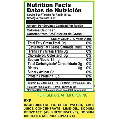 Lucy’S Family Owned - Lime Juice, 32 Oz. Bottle Pack Of 2