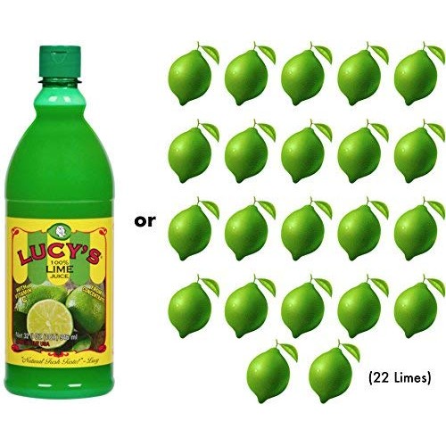 Lucy’S Family Owned - Lime Juice, 32 Oz. Bottle Pack Of 2