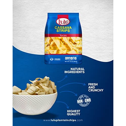 LULU Cassava chips - Yuca strips - Yuca chips - Cassava chips pa...