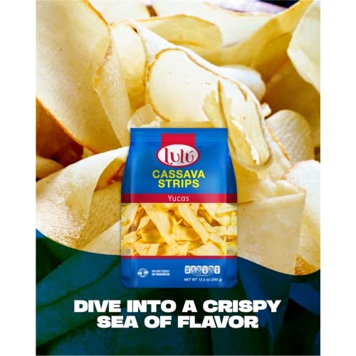LULU Cassava chips - Yuca strips - Yuca chips - Cassava chips pa...