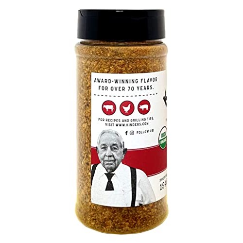 Kinders The Steak Blend Rub 12.8 oz USDA Organic Bundle with 1...