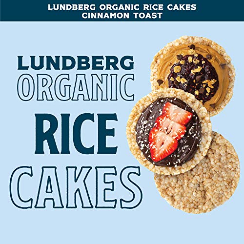 Lundberg Brown Rice Cakes, Organic Cinnamon Toast, 57 Oz