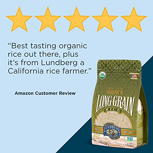 Lundberg Family Farms Brown Rice, Long Grain, Gluten Free, Organ
