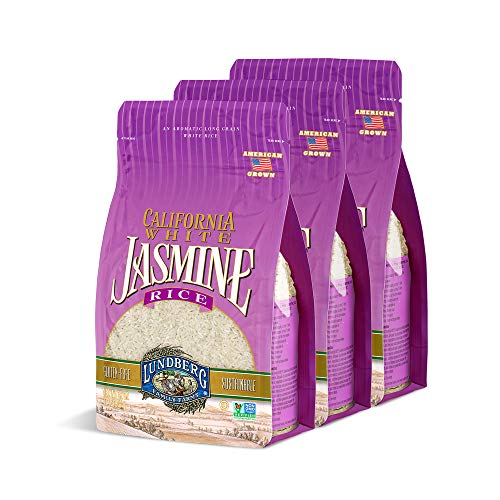 Lundberg Family Farms - California White Jasmine Rice, Floral Sc