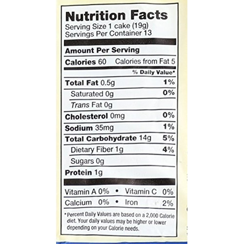 Lundberg Family Farms Organic Brown Rice Cakes, Lightly Salted,