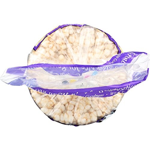 Lundberg Family Farms Organic Brown Rice Cakes, Salt-Free, 8.5 O