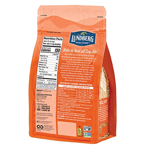 Lundberg Family Farms - Organic Brown Short Grain Rice, Subtle N