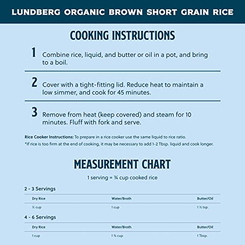 Lundberg Family Farms - Organic Brown Short Grain Rice, Subtle N