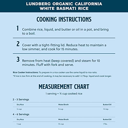 Lundberg Family Farms - Organic California White Basmati Rice, P