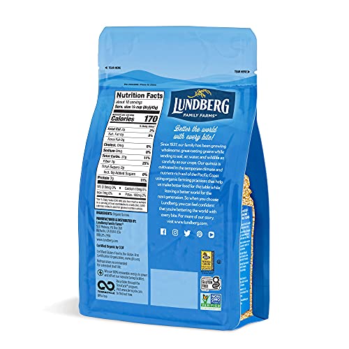 Lundberg Family Farms - Organic Quinoa Antique White, 9 Essentia