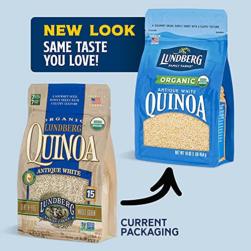 Lundberg Family Farms - Organic Quinoa Antique White, 9 Essentia