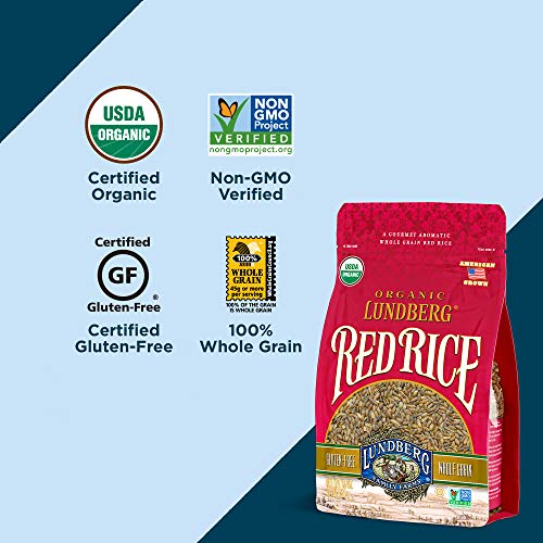 Lundberg Family Farms Organic Rice, Burgundy Red, 16 Ounce Pack