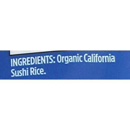 Lundberg Family Farms Organic Rice, White Sushi, 4 Pound