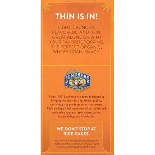 Lundberg Family Farms Organic Thin Stackers Grain Cakes, Red Ric