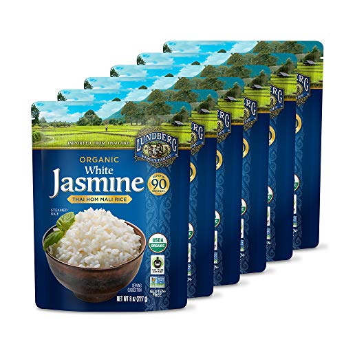 Lundberg Family Farms Organic White Jasmine Rice, Thai Hom Mali,